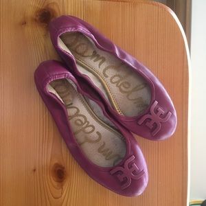 Sam Edelman raspberry purple/pink flats